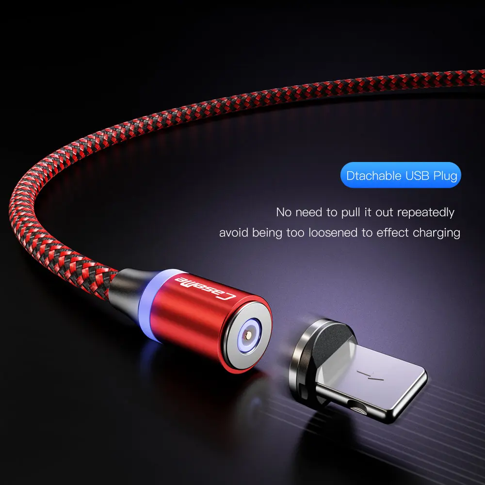 Магнитный кабель Micro USB для iPhone Lighting Cable 1 м быстрая зарядка Type C Samsung Xiaomi Huawei
