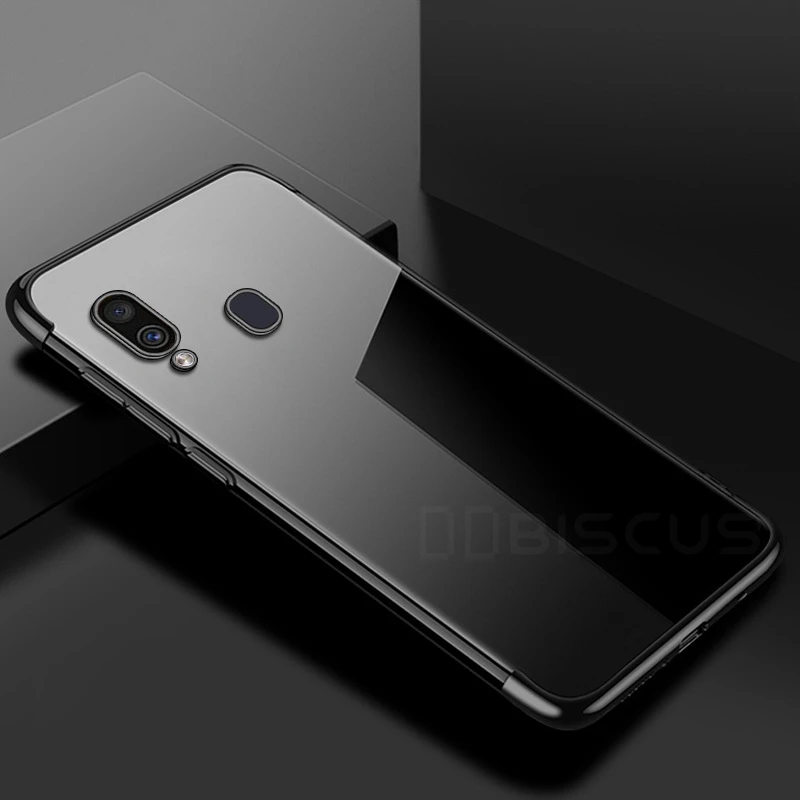 Роскошный Ультратонкий силиконовый мягкий чехол из ТПУ для samsung Galaxy A20e 5,8 дюймов SM-A202F/DS samsung A 20e A202 - Цвет: Black