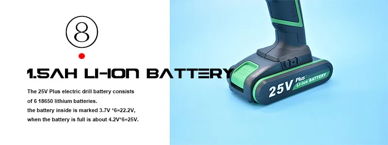 Cordless Rechargeable Battery Screwdriver Drill