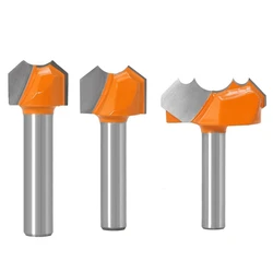 Carpintaria roteador bit reta entalhe fresa 1/2 Polegada em linha reta corte de bits roteador gravura fresagem