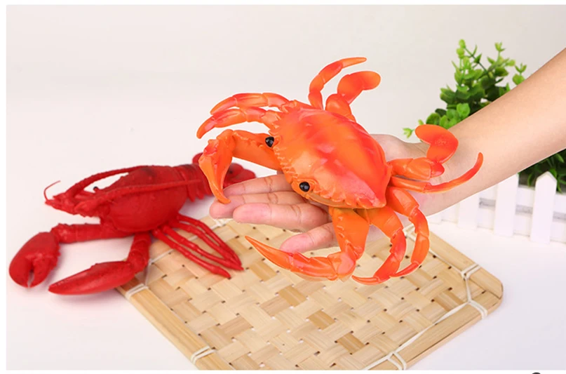 1 шт. моделирование морской жизни животных акула Краб Омаров Модель Кукла морской аквариум образовательная декомпрессия познавательная игрушка