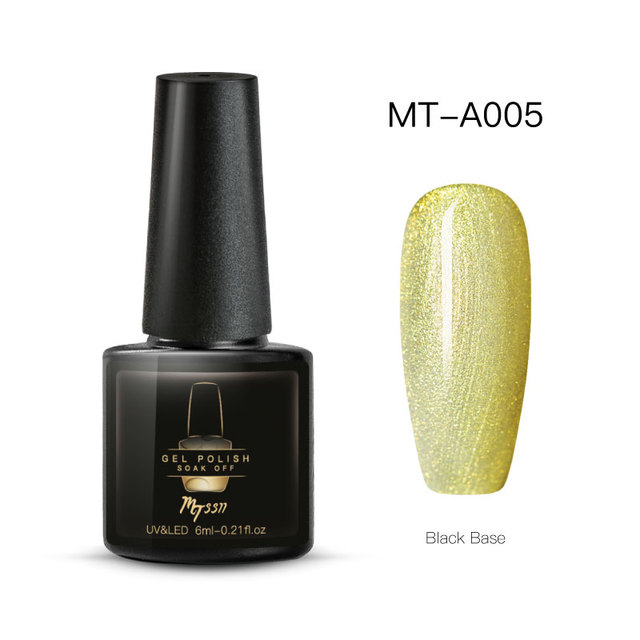 6ml Mirror Red Yellow Gel Nail Polish Mirror Metal Color Soak Off UV Gel Varnish Matte Top Coat Needed Nail Art Lacuqe