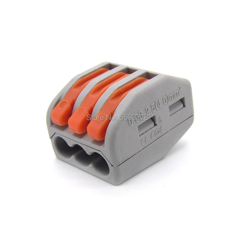 

2pcs/lot Splice-Lock Wire-Connectors Electrical-Cable-Terminal Connector universal 2pins wire connector Nut-Terminal-Blocks