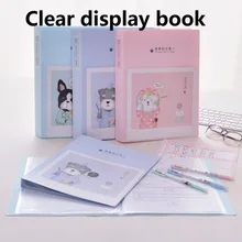 30/40/60 карманов четкий Дисплей книга медицинский отчет студенческий экзамен Бумага офис встречи файлы различных документов для хранения 72552