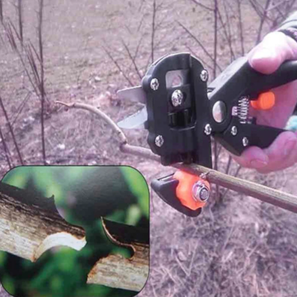 Pratical Tools Grafting Pruner Chopper Vaccination Cutting Tree Gardening Tools with 2 Blade Plant Shears Scissor Dropshipping