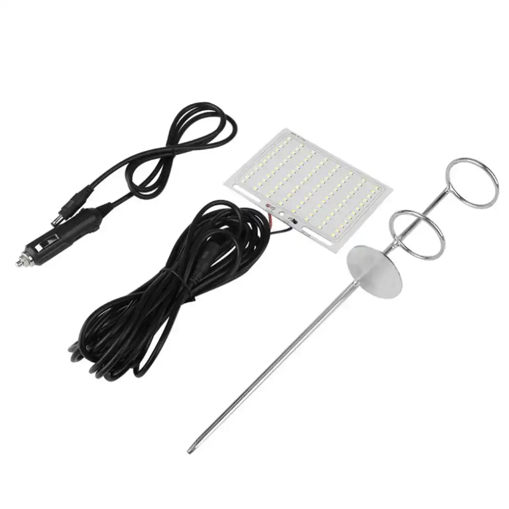 Cob 12V LED Camping Lights with 3.75 Meters Telescopic Fishing Pole