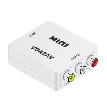 Mini VGA to AV Video Converter VGA to RCA PC to TV Vga to Av for AV Interface TV, Display and Other AV Interface Equipment
Mini VGA to AV Video Converter VGA to RCA PC to TV Vga to Av for AV Interface TV, Display and Other AV Interface Equipment
