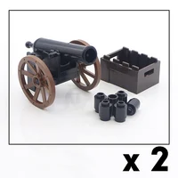 2 cannon with wheel
