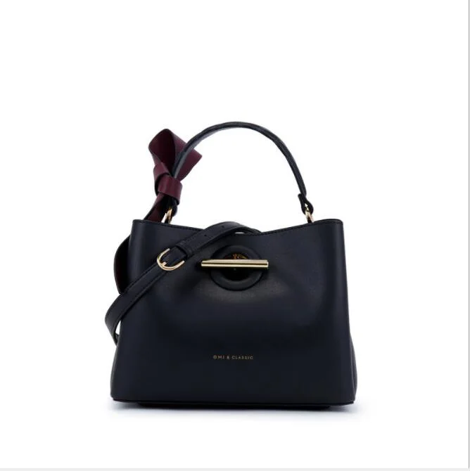 

YILUNXI Fashion lock women handbag PU leather female bag High-end atmospheric shoulder bag Exquisite black women handbags