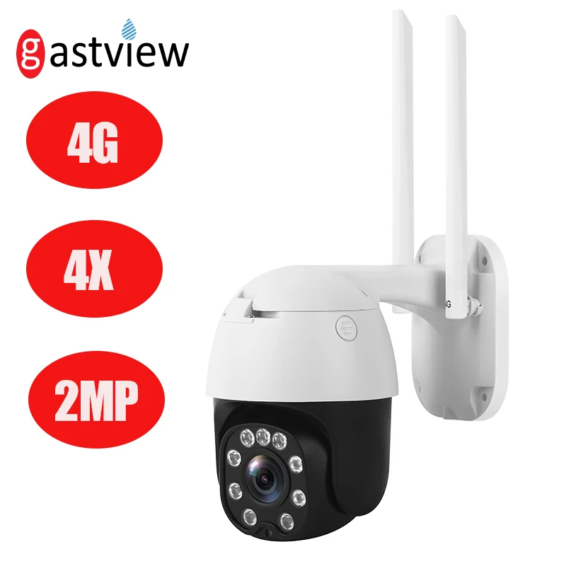[Быстрая доставка] 4G Открытый водонепроницаемый IP66 360 градусов авто слежение HD 1080P