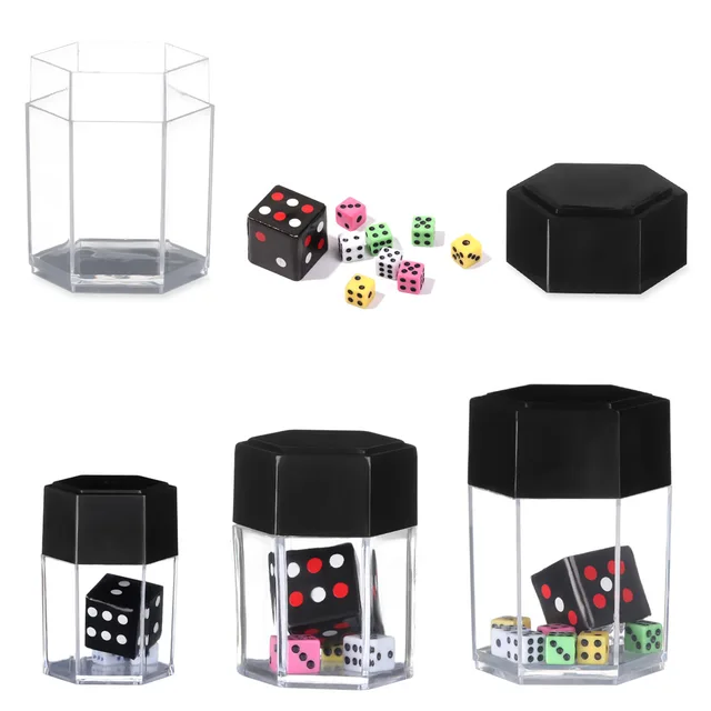 Explosion Dice Kids Magic Tricks Dice Set Close-up Funny Novelty  Joke Prank Toy Magic Show Prop Multiple Specification Dice 2