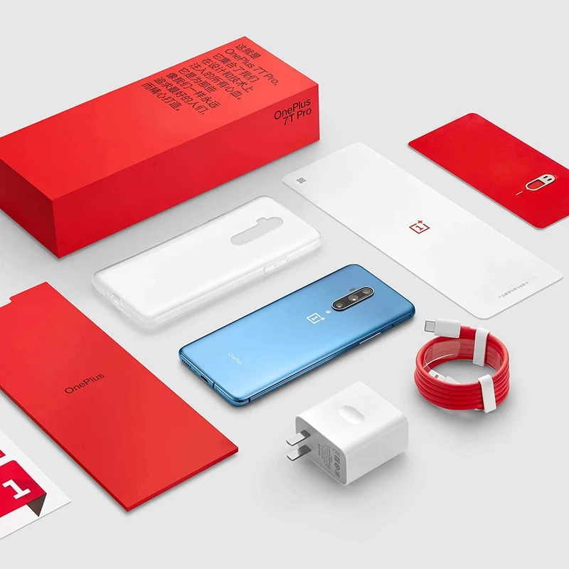 Восьмиядерный смартфон Snapdragon 855 Plus с глобальной ПЗУ OnePlus 7T Pro, 8 ГБ, 256 ГБ, 6,67 дюйма, 90 Гц, AMOLED экран, 48 МП, камера NFC, Android 10