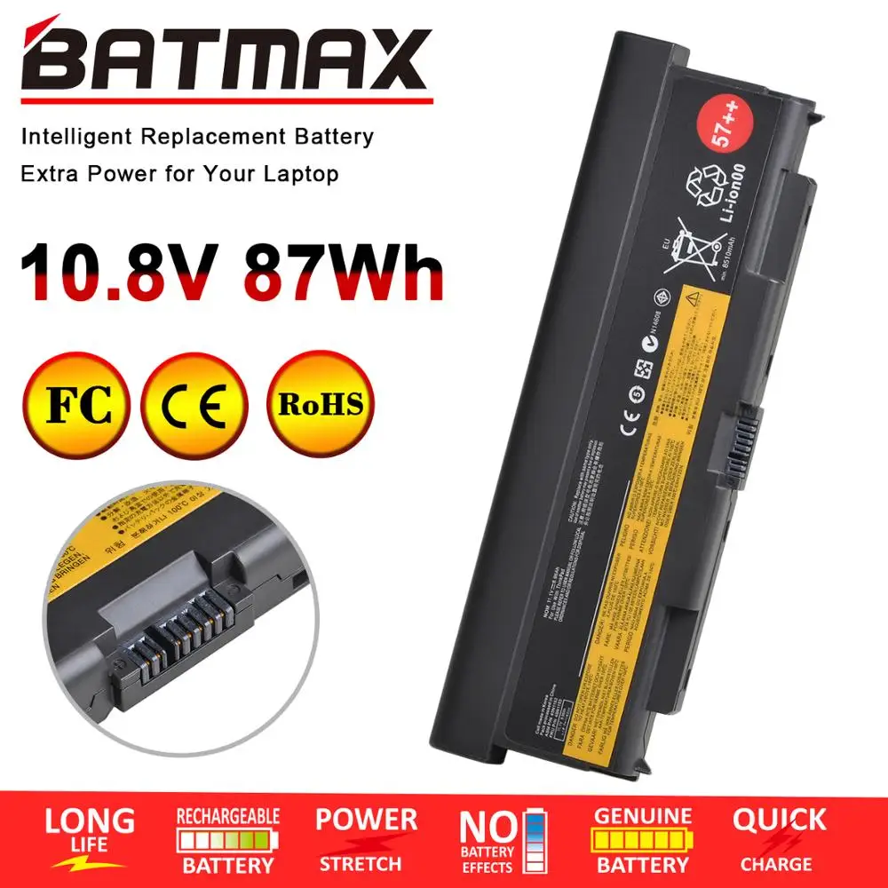 Аккумулятор Batmax для ноутбука Lenovo ThinkPad T440P T540P W540 L440 L540 0C52864 45N1150 45N1151 45N1152 57 +