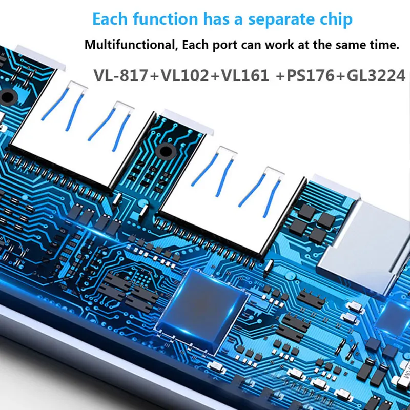 USB C концентратор type C к HDMI 4K USB 3,0 адаптер с USB C зарядным портом SD/TF кард-ридер для MacBook Pro samsung S8 huawei P20 Pro