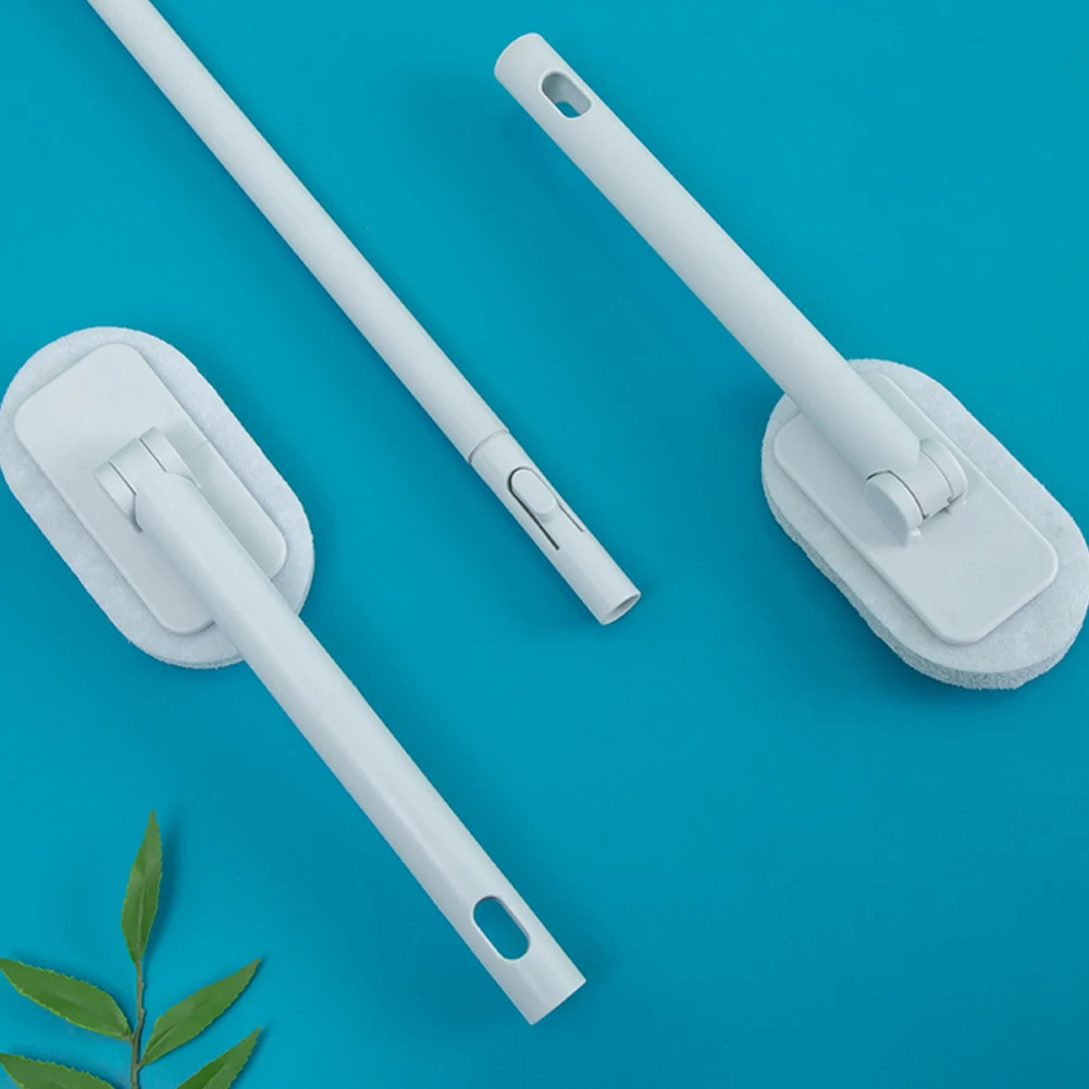 Напольный скраб-щетка с регулируемой длинной ручкой, вращающаяся Жесткая Щетина, щетка для высечки, щеточка для очищения ванной комнаты, 1 шт