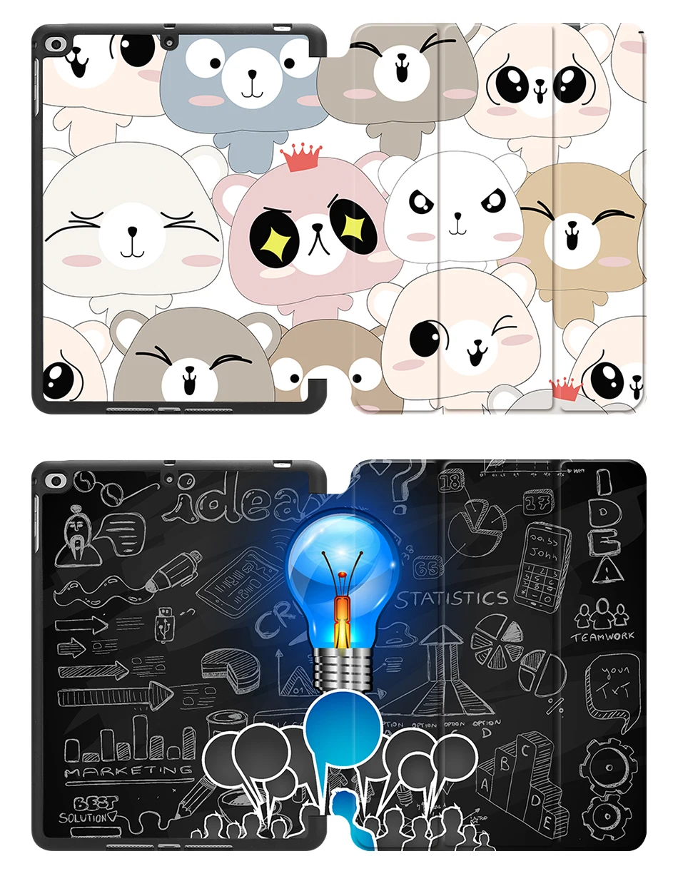 Чехол MTT для iPad 9,7 дюймов, мягкая задняя часть из искусственной кожи, откидной смарт-чехол для iPad Air 1 Air 2, чехол с карандашом