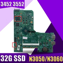 CN-0P2DX7 P2DX7 для DELL INSPIRON 14 3452 15 3552 материнская плата для ноутбука 14279-1 PWB: 896X3 N3050/N3060 32G SSD материнская плата для ноутбука