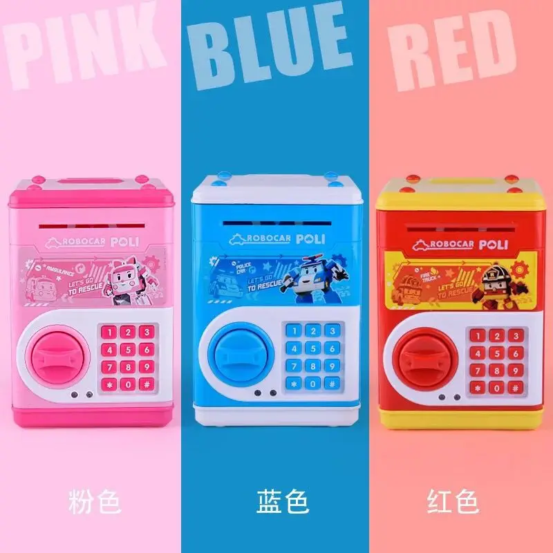 

Genuine Perley Coin Bank Toy Douyin Celebrity Style Model Sound And Light Safe Box Children'S Educational Play House