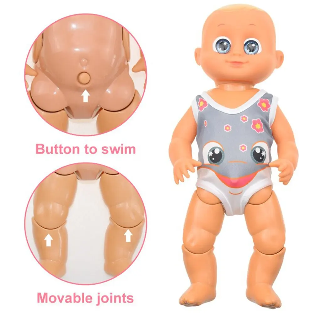 Waterproof Swimming Doll Baby Education Smart Electric Dolls Water Fun Joint Movable Swim Infant Toys For Girls Gifts | Игрушки и хобби