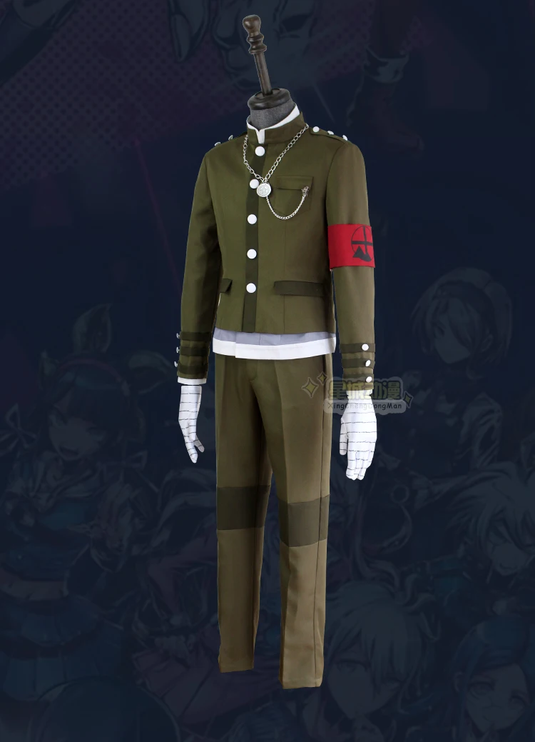 Аниме Dangan Ronpa Danganronpa V3 Korekiyo Shinguji наряд Униформа костюм рубашка+ пальто+ брюки+ перчатки+ шляпа парик косплей костюм