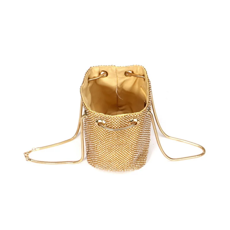 SEKUSA-Bolso de hombro de lujo para mujer, bolsa pequeña de satén para fiesta de boda y bolso de mano de noche, de bolsas con diamantes