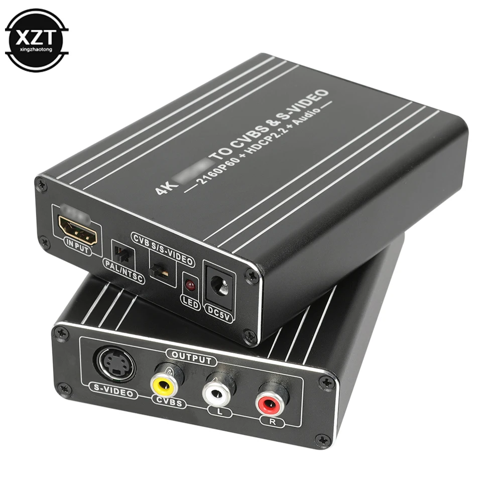 HDMI-compatible 2.0b TO AV SVIDEO Adapter 4K 60hz 576i 480i FHD CVBS Video AUDIO 3 RCA Converter hdcp2.2 1080p 21660P NTSC PAL |
