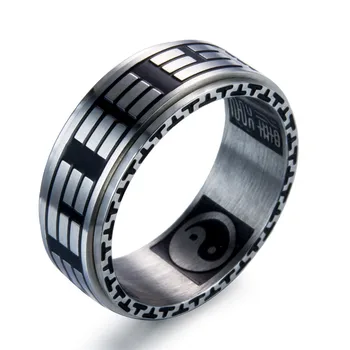 

ins wind ring male tide version student female single tide tail ring personality men turn forefinger ring