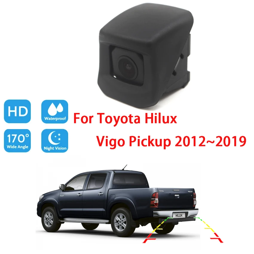 

CCD HD камера заднего вида для Toyota Hilux Vigo Pickup 2012 2013 2014 2015 2016 2017 2018 2019 Водонепроницаемая Высококачественная RCA