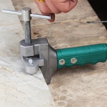 

Green Hand-Held Glass Tile Opener Diamond Glass Knife Cutter Handheld Multi-Function Hob
