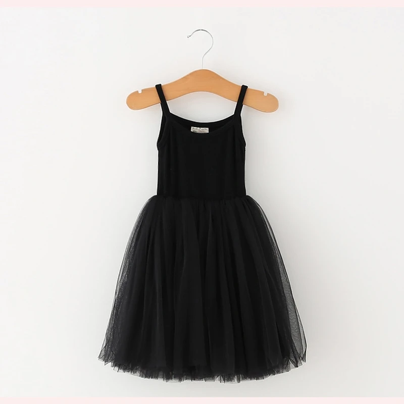 A-line Kids Dresses For Girls Clothing Solid Sling Teenager Casual Children Girl Dress Holiday Vestido Infantil 6 7 8 Years