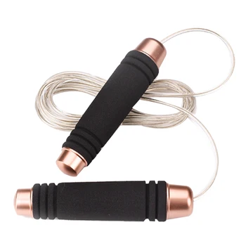 

Lightweight Crossfit Jump Rope Comfortable Foam Handles, Non-Tangle Skipping Rope Steel Cable for Exercise Fitness Working Out,