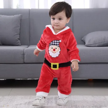 

Christmas Baby Boys Clothes Jumpsuit Baby Boys Christmas Rompers Santa Claus Infantil Jumpsuits Toddler Girls New Year's Costume