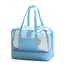 Дорожная пляжная сумка-тоут, сумка для купания, сумка через плечо, Сумка с раздельным отделением для обуви, сумки для хранения, пляжная сумка для путешествий