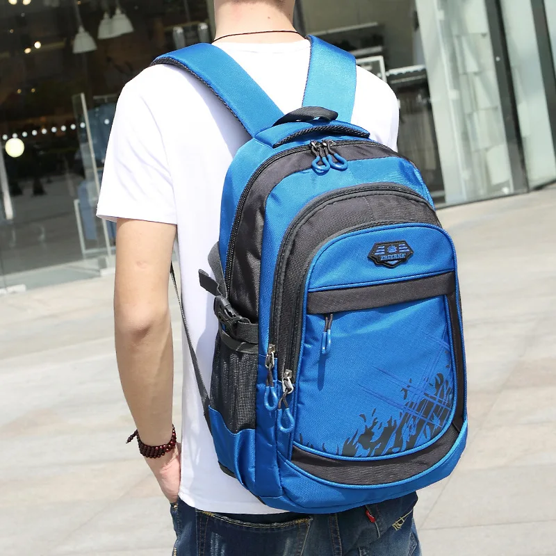 

Korean-style Backpack Waterproof School Bag Middle School Students Computer Bag Travel MEN'S Backpack Large Capacity Customizabl