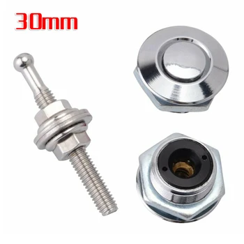

2Pcs Push Button Quick Release Hood Pins Bonnet Lock Clip Latch Bumper Universal Aluminum Alloy Bonnet Lock Auto Parts