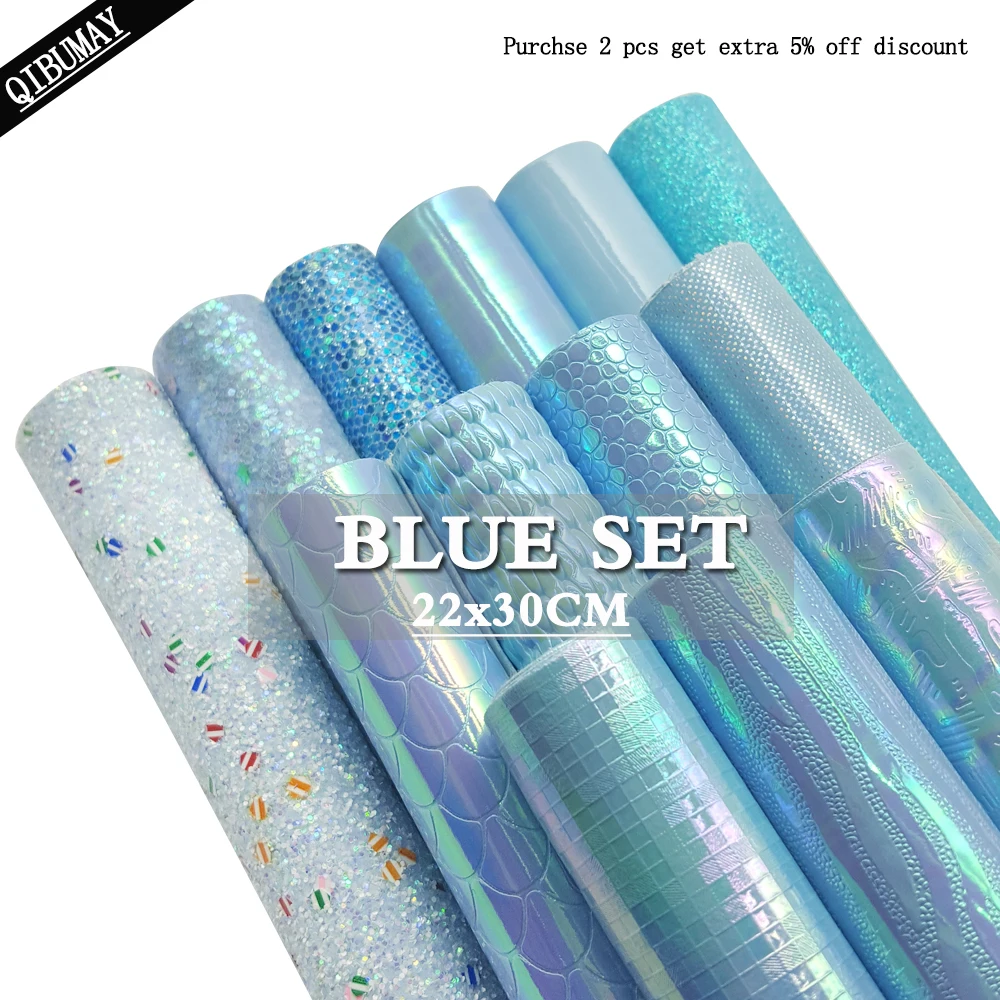 22*30cm Holographic Fabric For Bow Bags Faux Leather Snake Chunky Glitter Fabric PU Leather Sewing Synthetic,leather fabric