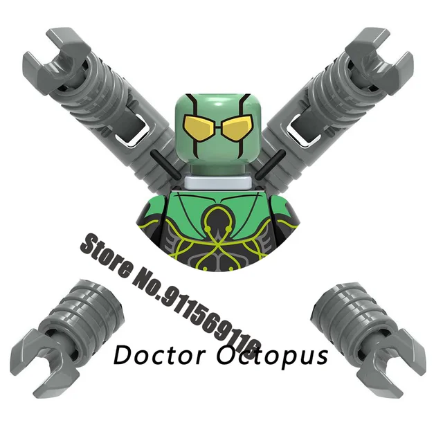 DISNEY Super Heroes Nebula Deadpools Building Blocks Gamora Groot Yondu Doctor Octopus Scream Venoms Bricks Action Figures Toys K-X1376