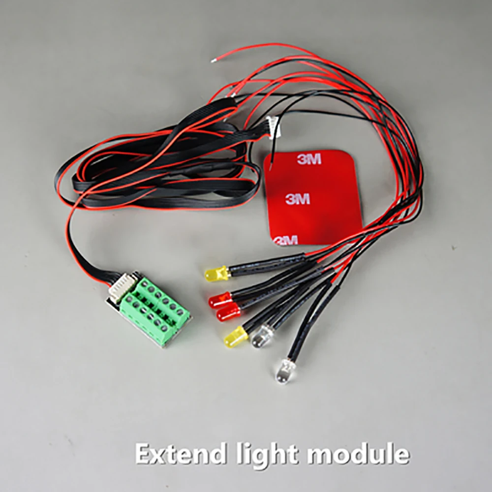 

Main Light Module Extend Light Module Light Set RC Car Upgrade Parts for Tamiya 1/14 Trailer Tractor Truck Accessories
