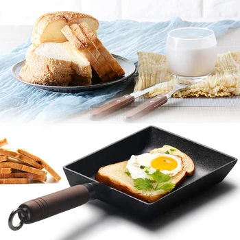 

Thickened Japanese Omelette Pan/Egg Pan Non-stick Rectangle Mini Frying Pan Tamagoyaki Cast Iron Pan Cast Iron Frying Pan
