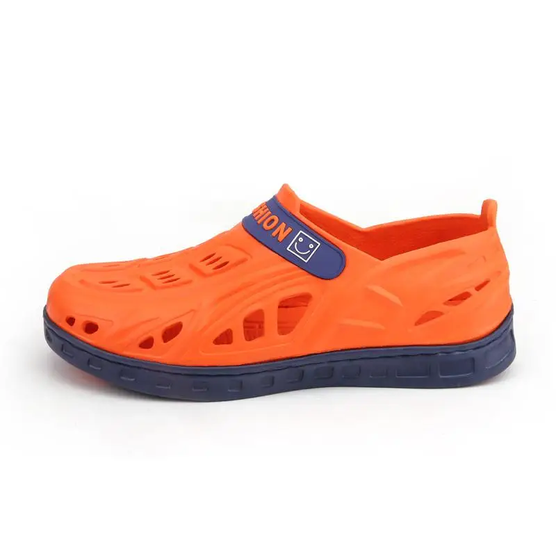 Original Classic New Garden Flip Flops Water Shoes Men Diving Summer Beach Aqua Slipper Outdoor Swimming Sandals Gardening Shoes - Цвет: Оранжевый
