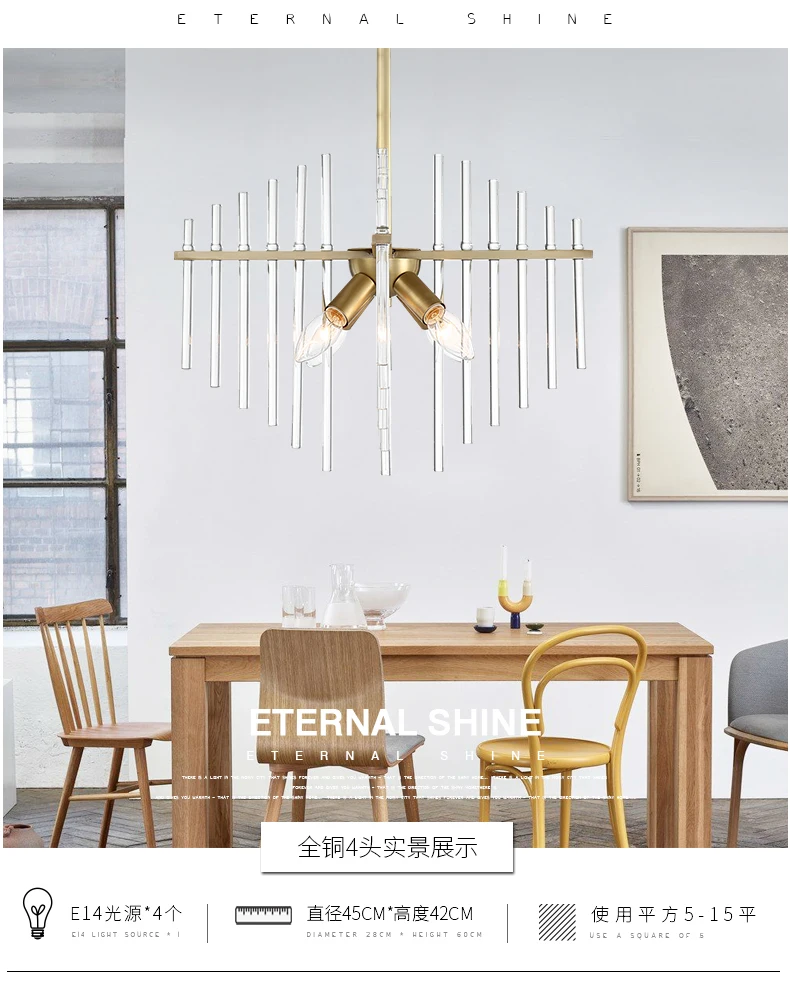 Lustra lampa Современная хрустальная светодиодная люстра освещение Золотой Металл Гостиная светодиодные подвесные люстры светильники для столовой