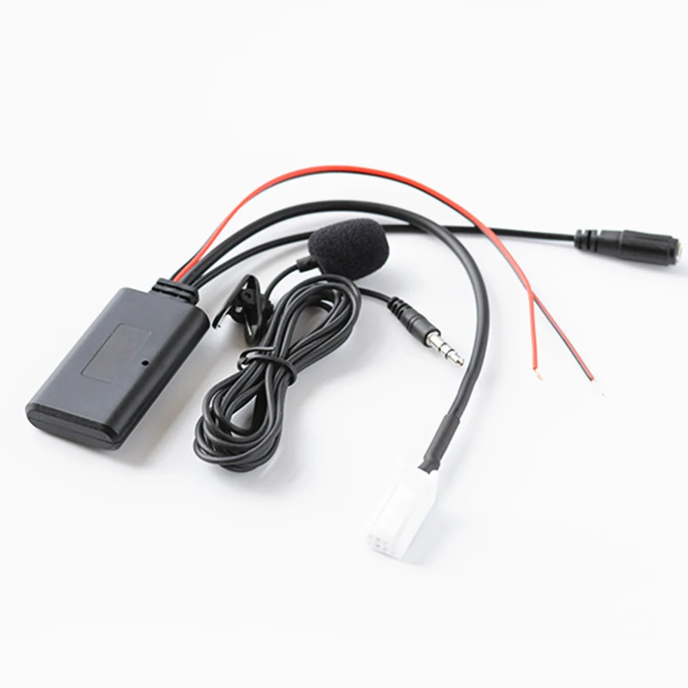 Автомобильный Bluetooth AUX адаптер беспроводной аудио телефонный звонок громкой