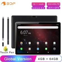 Tablette Pc Android 10.1 de 10 pouces, avec Octa Core, Google Play, 3G, fonction d'appel téléphonique, GPS, WiFi, Bluetooth, 4 go de RAM, 64 go de ROM, nouveauté