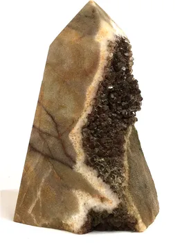 

natural red quartz crystal wand point Home furnishing decoration stone and crystal Crystal rod column