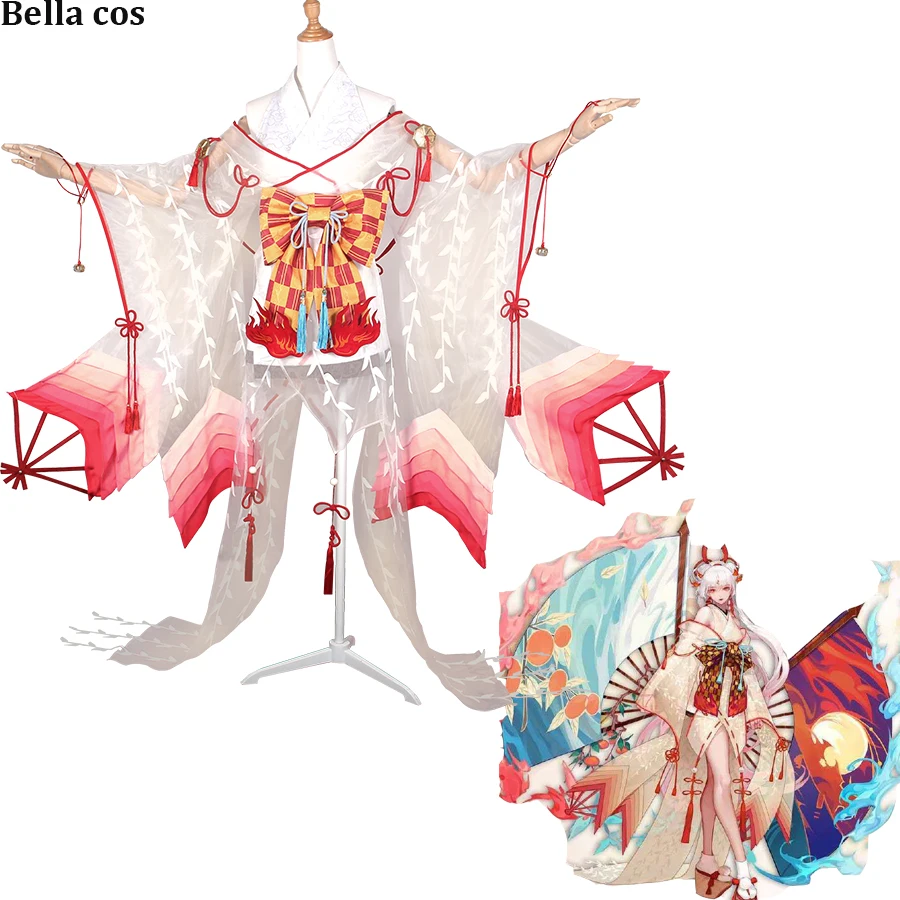Onmyoji Cosplay Peach Blossom Banshee Wafuku Costume Unawakened Kimono Custom