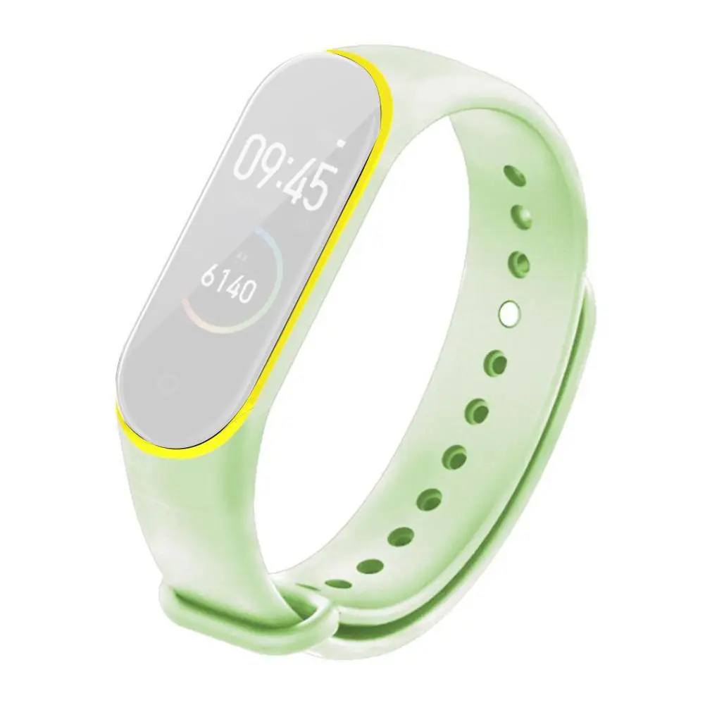 Сменный Ремешок Универсальный двухцветный Lu mi nous браслет для часов mi Band 3 4 умный браслет# BO