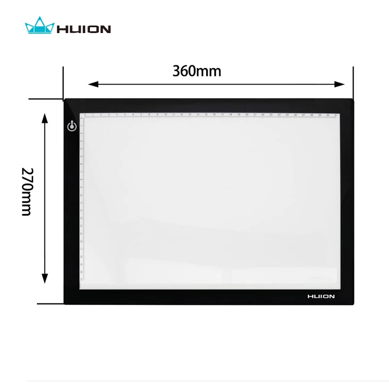 Huion-L4S 17.7 인치 LED 패드 울트라씬 라이트 박스, 트레이싱 보드, 프로페셔널 애니메이션 드로잉 트레이싱 패널 페인팅 도구