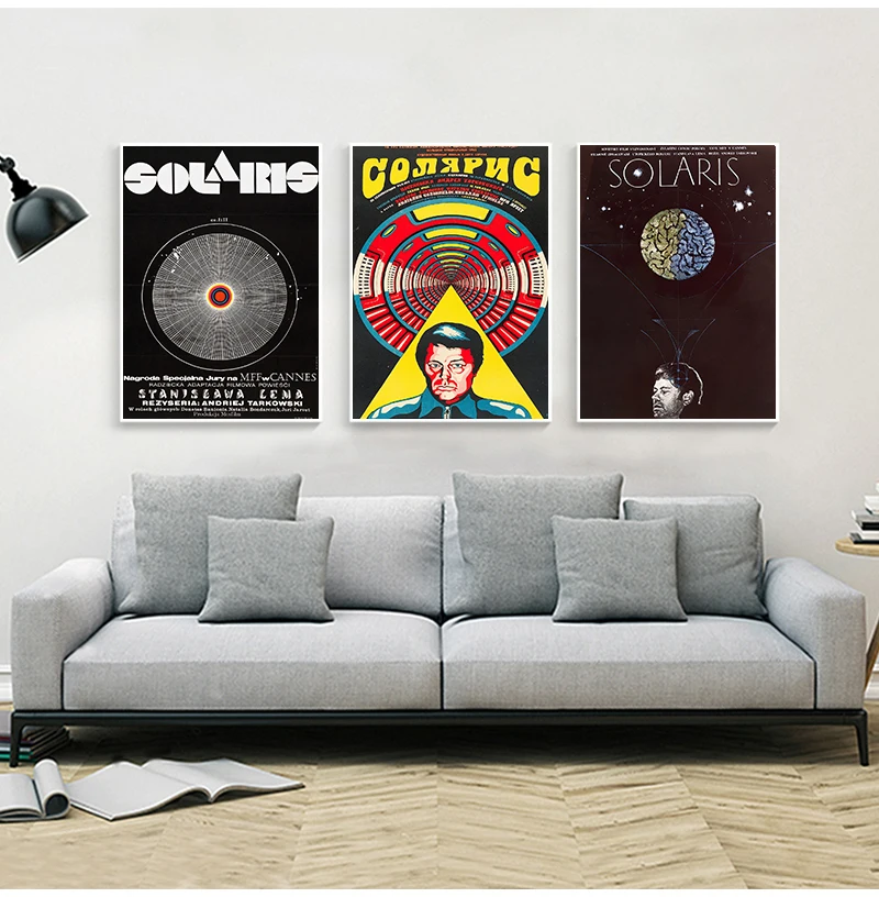 Solaris Poster Andrei Tarkovsky Movie Vintage Prints Media Wall Decor