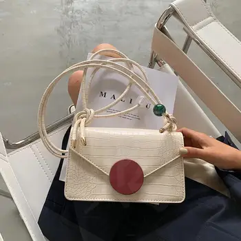 

Girls Bags 2020 New Temperament Stone Pattern Wild Messenger Bag Shoulder Bag Designer Bags Famous Brand Women Bags 2020