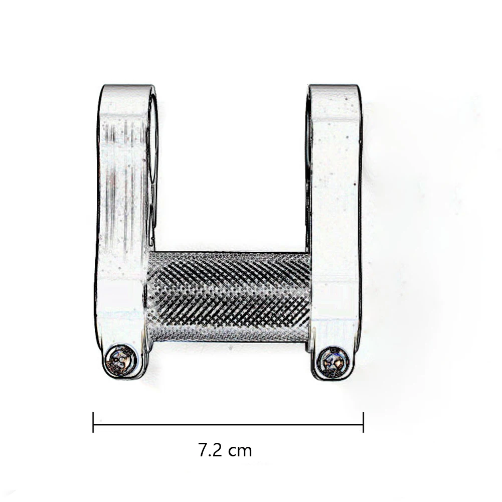 Алюминиевый сплав ремонт выдолбленный складной велосипедный Кронштейн регулируемый для 25,4 мм ручка двойной стержень стояк велосипед Расширение